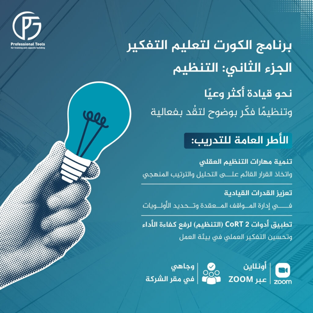 برنامج الكورت لتعليم التفكير الجزء الثاني: التنظيم